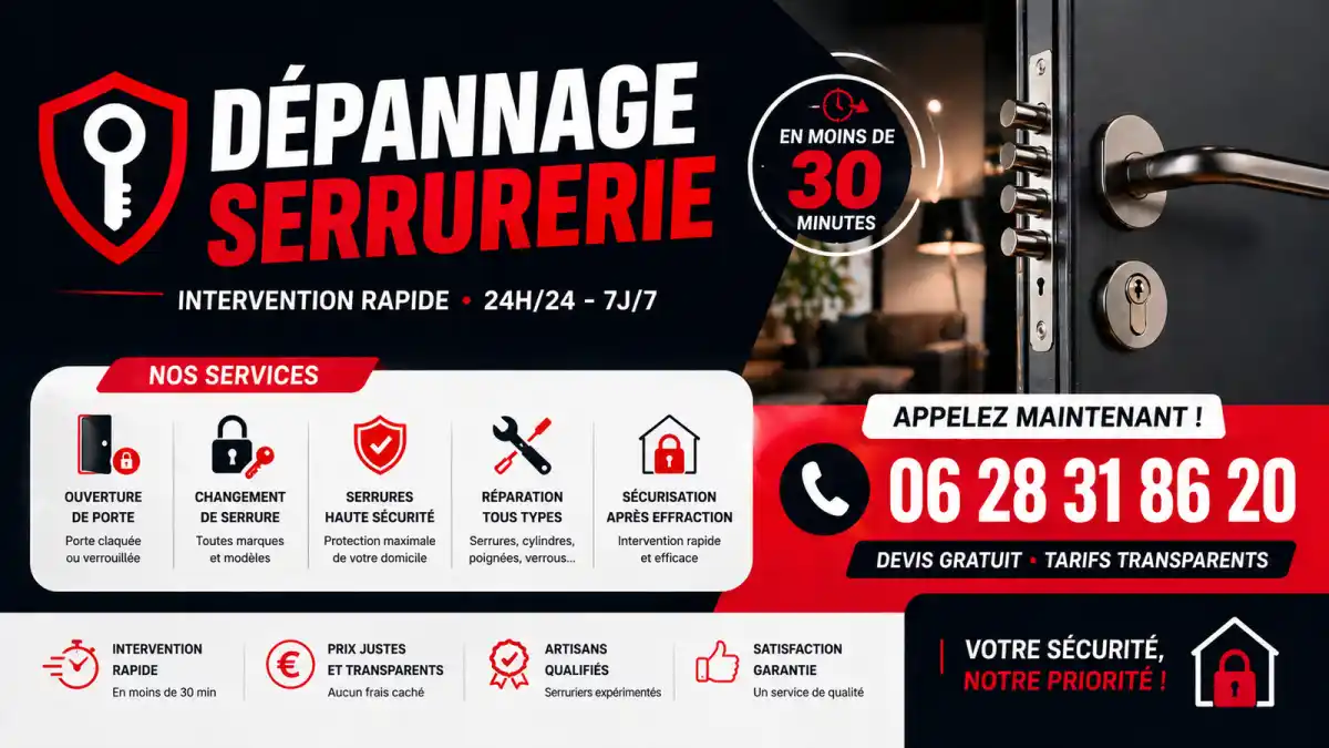 Dépannage porte blindée à Mas-blanc-des-alpilles urgence