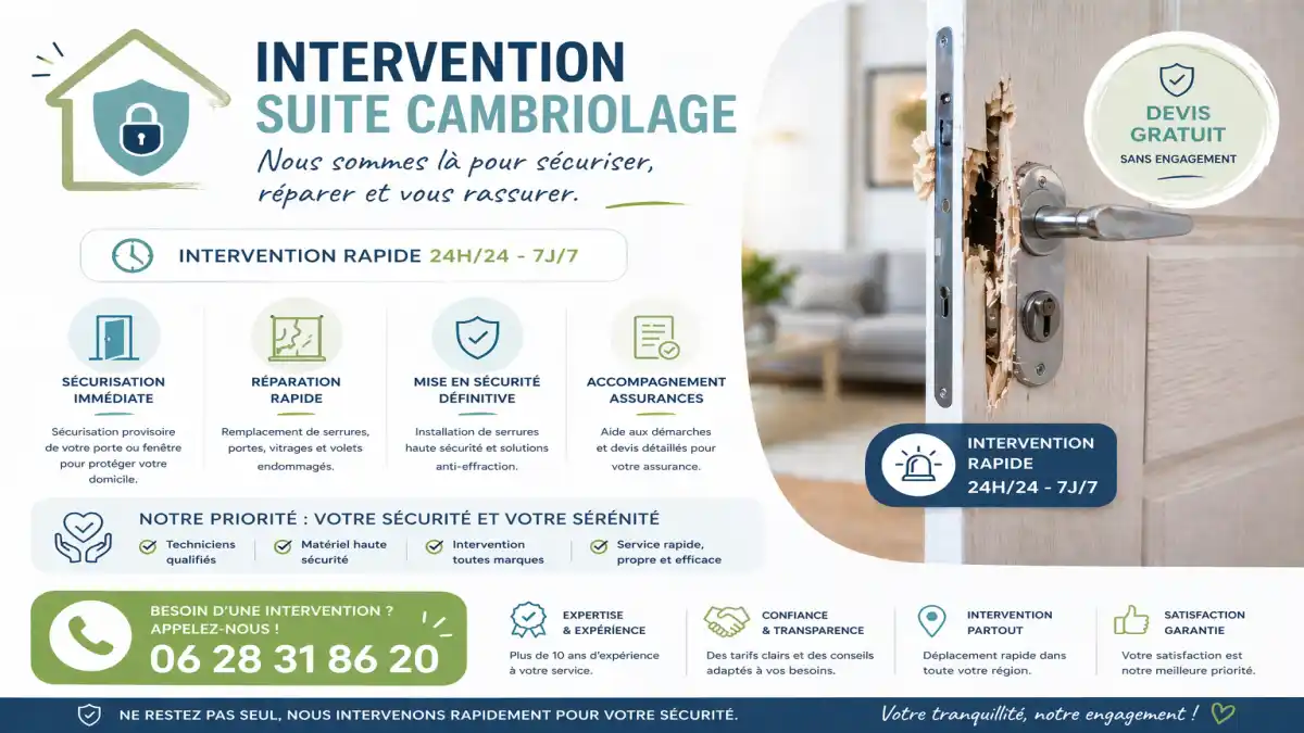 Réparation après effraction à Septèmes-les-vallons urgence