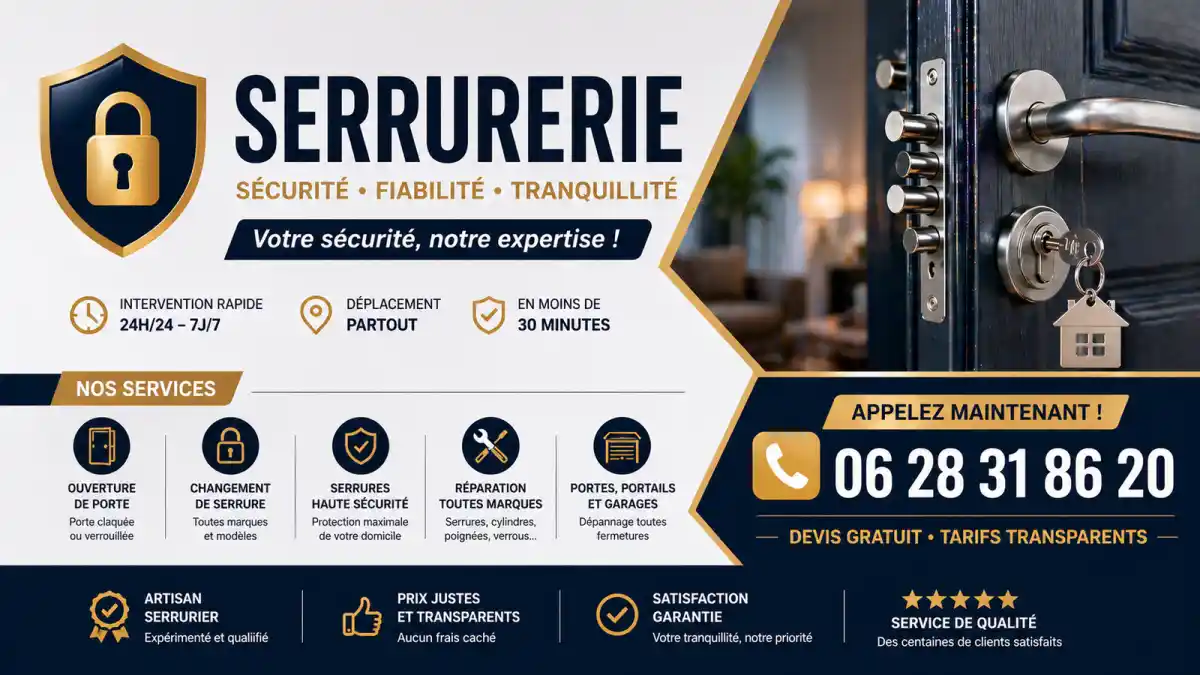 Serrurerie à Cuges-les-pins dépannage et installation